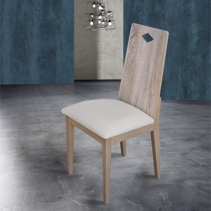 Silla Hotel RBO-ZN Respaldo Decorativo y Asiento Acolchado