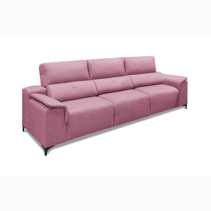 Sofá Hotel KD-ZN para Espacios Amplios en Tonalidad Rosa Única