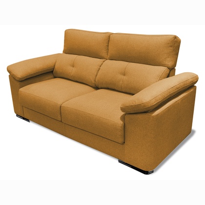 Sofá MRA-ZN: Comodidad en un Vibrante Color Mostaza