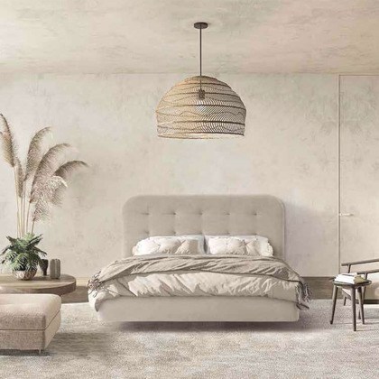 Cabecero Beige con Botones en profundidad IB-LP
