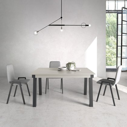 Mesa cuadrada de comedor PNL 2922, diseño original para hoteles