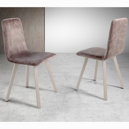 Silla PNL 118 tapizada aterciopelada para hoteles y alojamientos