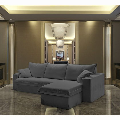 Sofá cama MP-NDR.CH con chaise longue – solución premium para hoteles